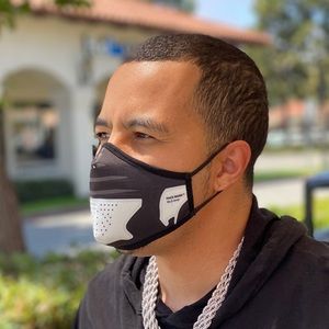 Air Jordan OG Black White Face Mask